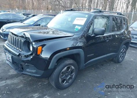 2017 Jeep Renegade Sport 4X4 z USA, uszkodzony, nr VIN ZACCJBABXHPG56167